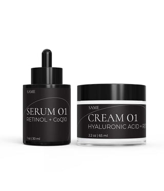 The Night Pair – Same Skincare Serum 01 and Cream 01 set